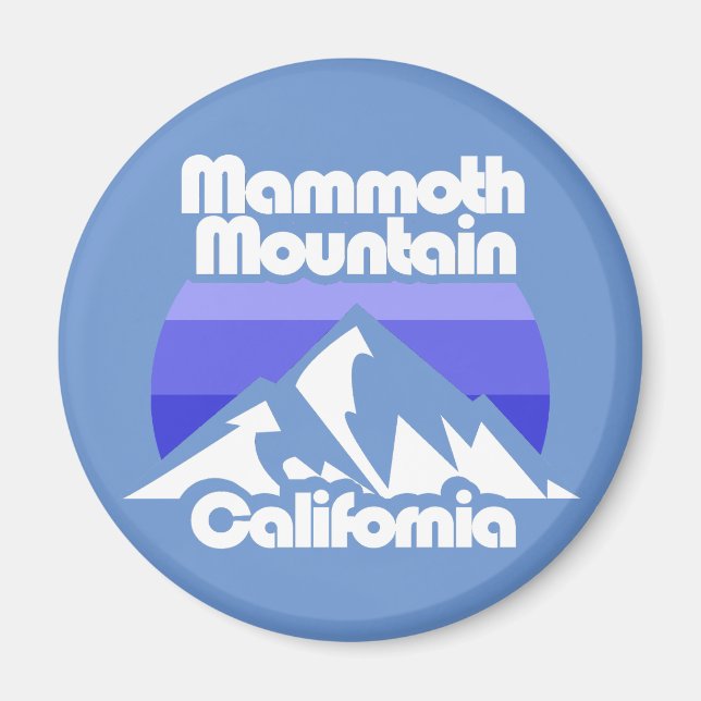 Mammoth Mountain Kalifornien Magnet (Vorne)
