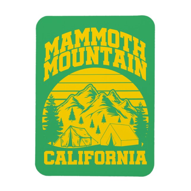 Mammoth Mountain, Kalifornien Magnet (Vertikal)