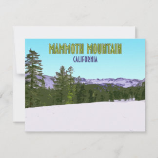 Mammoth Mountain Ski Resort Kalifornien Vintag