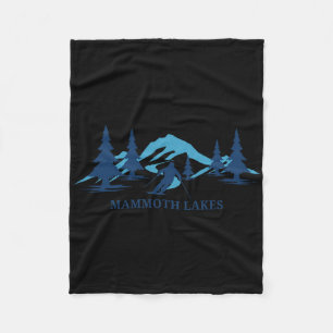 Mammoth Seen California Ski Resort Skifahren Skifa Fleecedecke