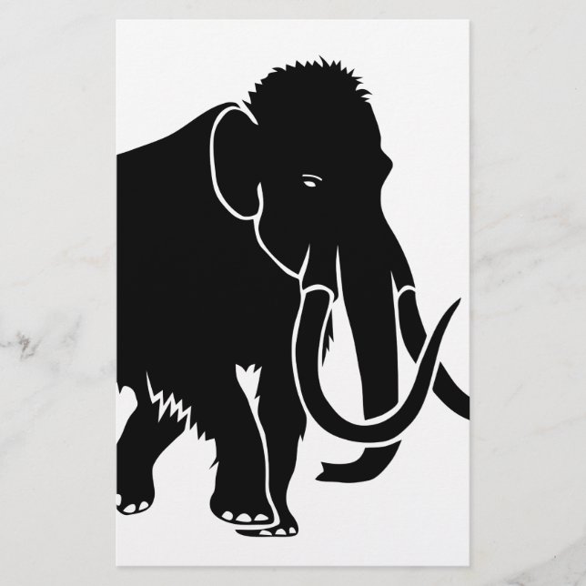 mammut mammoth ice age eiszeit steinzeit elephant (Vorderseite)