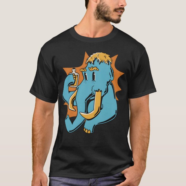 Mammut-Tierfreund T-Shirt (Vorderseite)