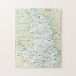 Mammutbaum-/Königcanyon Kartenpuzzlespiel
