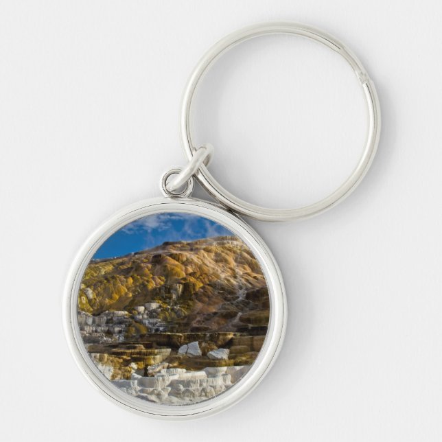 Mammutheiße Quelle Schlüsselanhänger (Vorne)