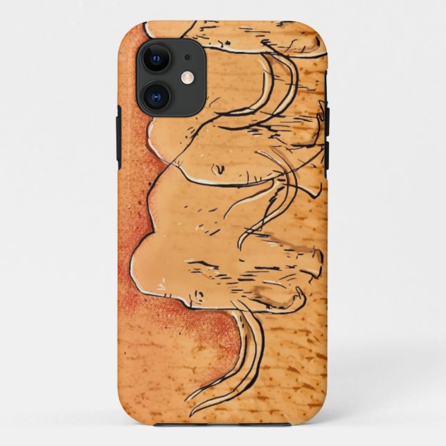 Mammuthöhlen-Kunst iPhone 5 Fall Case-Mate iPhone Hülle (Rückseite)