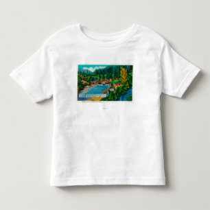 Mammutpool an heißen Quellen Solenoides Duc Kleinkind T-shirt