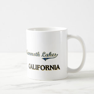 Mammutsee-Kalifornien-Stadt-Klassiker Kaffeetasse