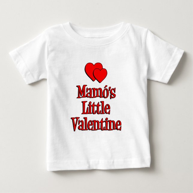 Mamos Kleines Valentin Baby T-shirt (Vorderseite)