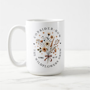 Man bedenke, wie die Lilies Christlich werden Kaffeetasse