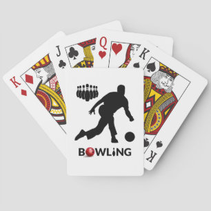 Man Bowling Spielkarten