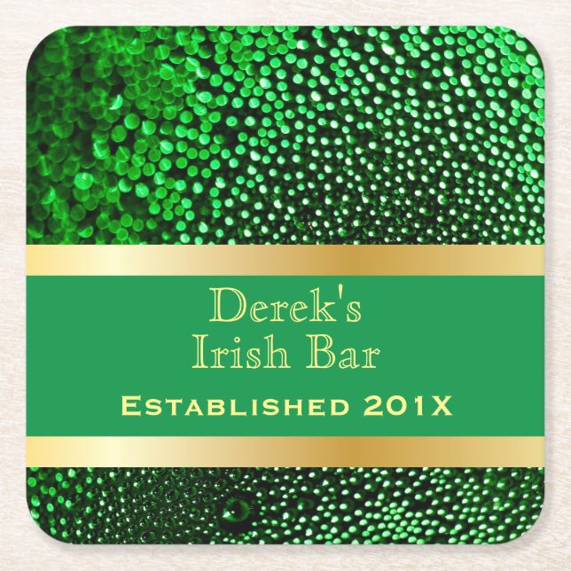 Man Cave Funny Beer Rechteckiger Pappuntersetzer (Vorderseite)