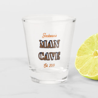 Man Cave Gravé Texte Effet Shot Verre Drinkware
