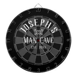 Man Cave Individuelle Name Dartscheibe