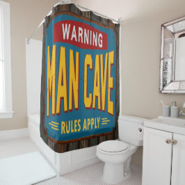 Man Cave SHOWER CURTAIN Duschvorhang