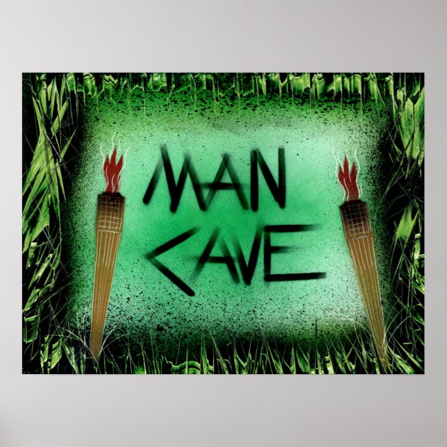 Man Cave Tiki Poster (Vorne)