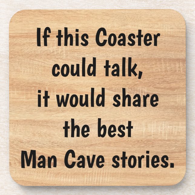 Man Cave Untersetzer (Vorderseite)