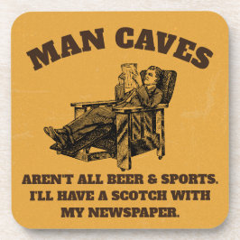 Man Caves sind nicht nur Bier und Sport. Getränkeuntersetzer