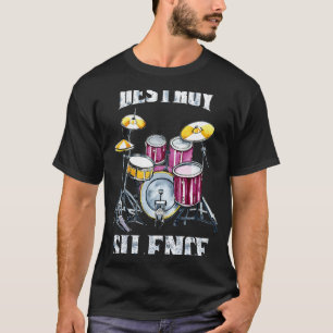 Man Drums zerstört Stille T-Shirt