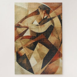 Man Enveloped in Abstraction Canvas