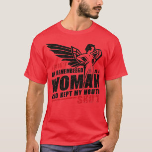 Man erinnert mich nicht an eine Frau, die ihr den T-Shirt
