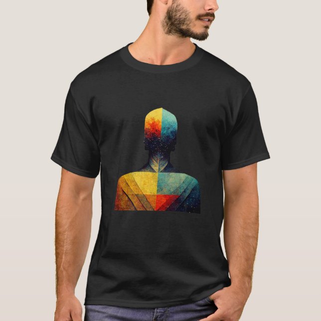 Man Experience Self Realization   T-Shirt (Vorderseite)