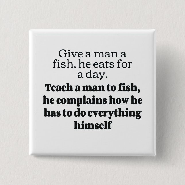 Man fish beklagt bf button (Vorderseite)