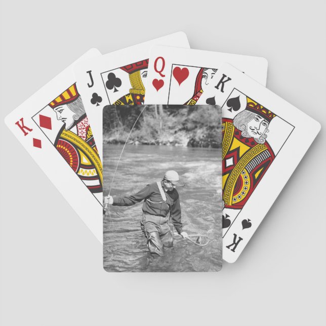 Man Fishing Spielkarten (Rückseite)
