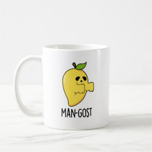 Man-gost Funny Halloween Mango Ghost Pun Kaffeetasse
