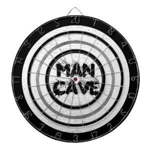 Man Höhle White Wood Regulation Dart Board Dartscheibe