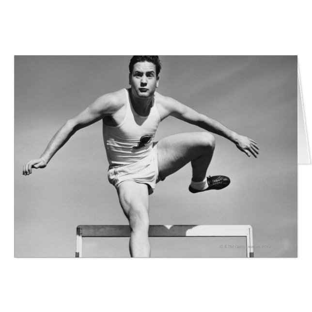Man Hurdling (Vorderseite (Horizontal))