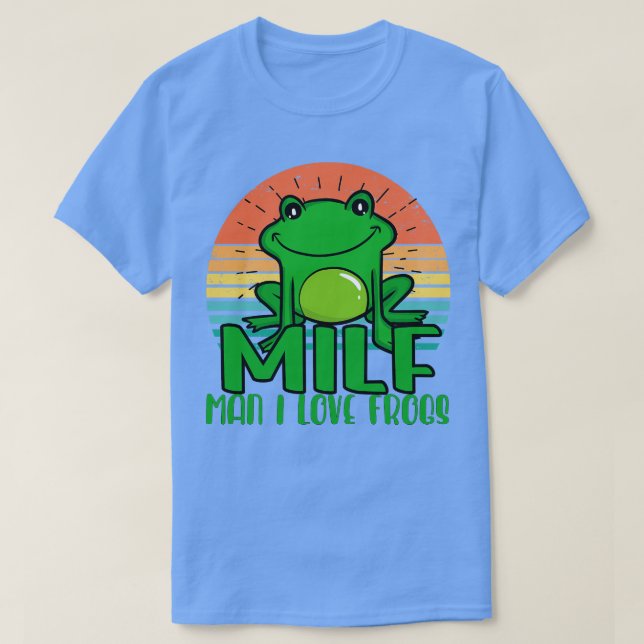 Man I Liebe Frogs T-Shirt (Design vorne)
