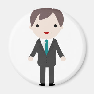 Man in Suit Magnet