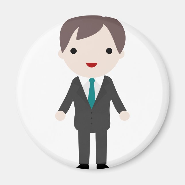 Man in Suit Magnet (Vorne)