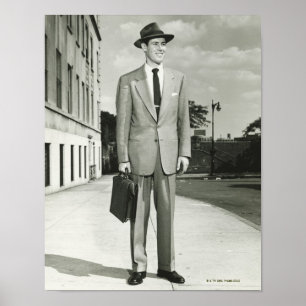 Man in Suit Poster