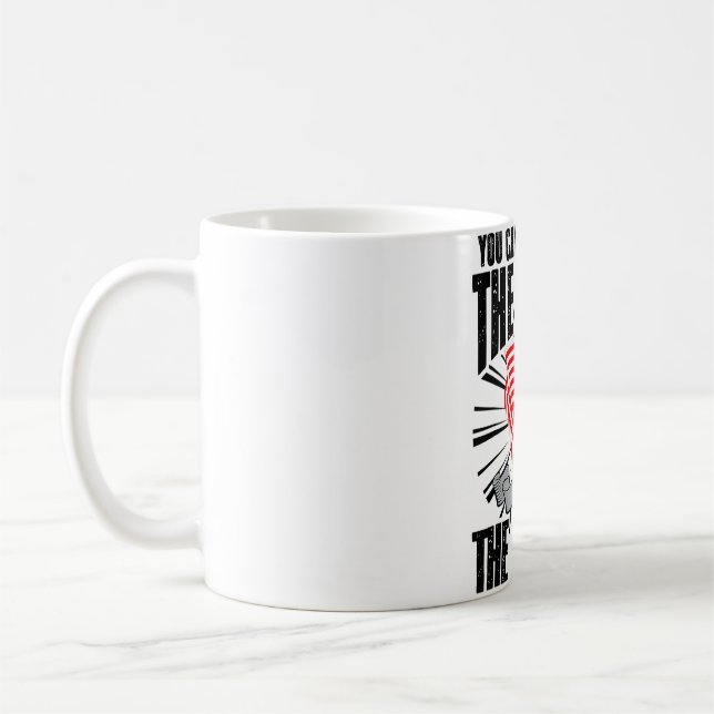 Man kann das Erste nicht ohne das Zweite verteidig Kaffeetasse (Links)