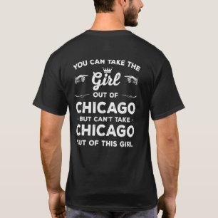 Man kann das Mädchen aus Chicago Illinois Girl neh T-Shirt