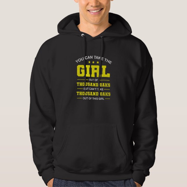 Man kann das Mädchen aus tausend Eichen in Kalifor Hoodie (Vorderseite)