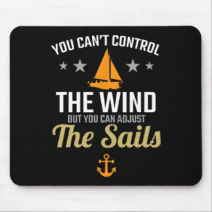 Man kann die Segeln Boat Liebhaber Segeln Vinta Mousepad