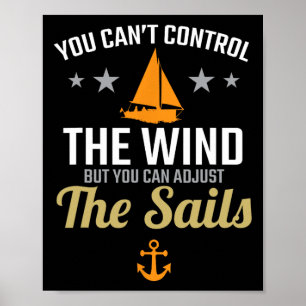 Man kann die Segeln Boat Liebhaber Segeln Vinta Poster