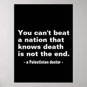Man kann eine Nation nicht so schlagen wie einen e Poster