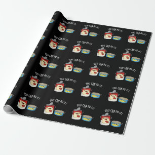 Man kann es lustig konservierte Lebensmittel mache Geschenkpapier