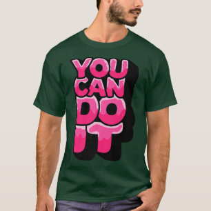 Man kann es schneller machen, niemals Motivati auf T-Shirt