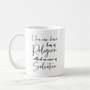 Man kann jede Menge religiöser Kaffeetasse
