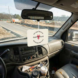 Man kann keinen Elektriker schockieren Autolufterfrischer