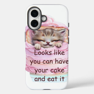 Man kann Kuchen und essen iPhone 16 Hülle