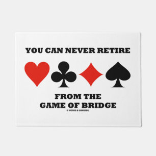 Man kann nie von dem Spiel der Brücke zurückkommen Fußmatte