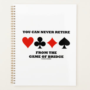 Man kann nie von dem Spiel der Brücke zurückkommen Planer