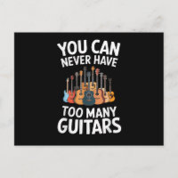 Man kann nie zu viele Gitarren haben lustiger Musi