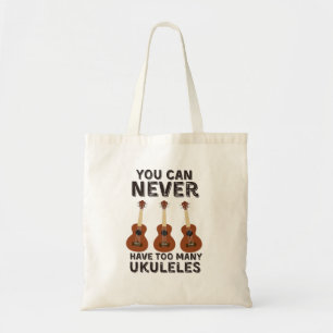 Man kann nie zu viele Ukulelen Vintage haben Tragetasche