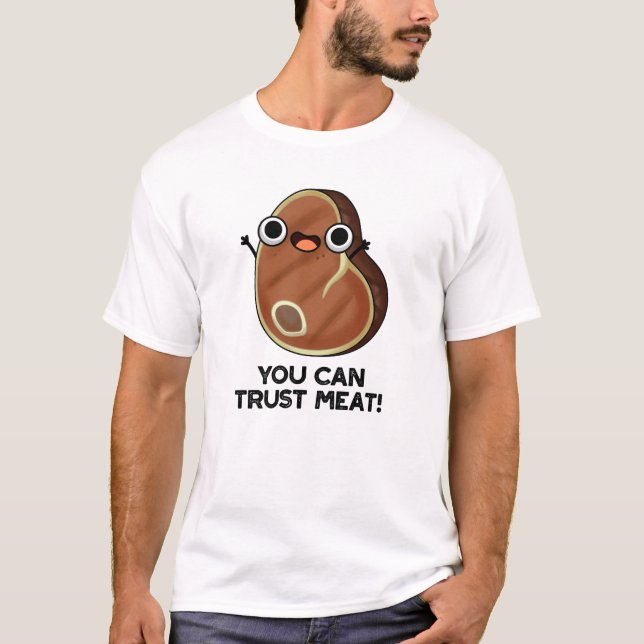 Man kann sich auf einen lustigen Steak Pub verlass T-Shirt (Vorderseite)